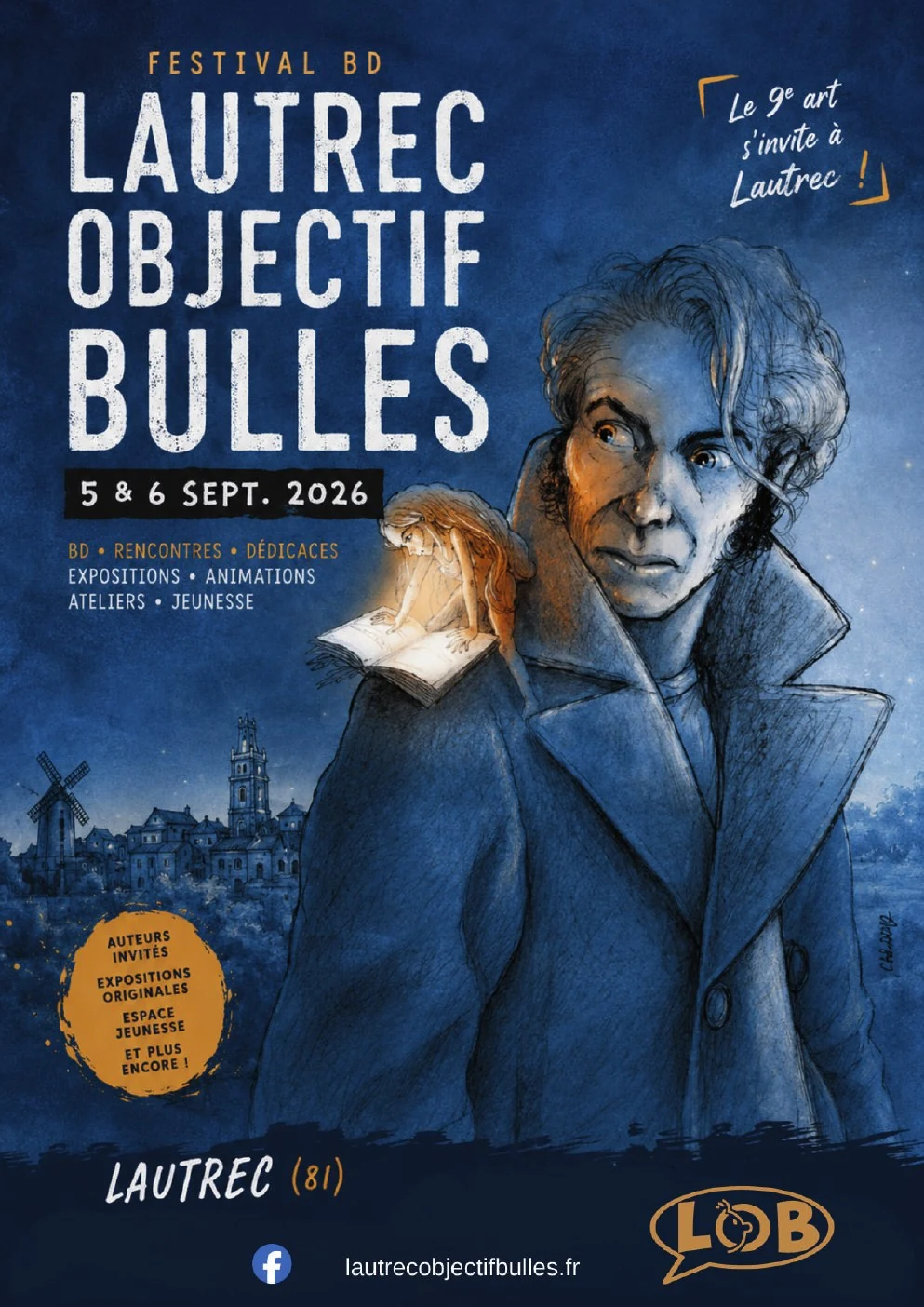 Affiche Lautrec Objectif Bulles 2026
