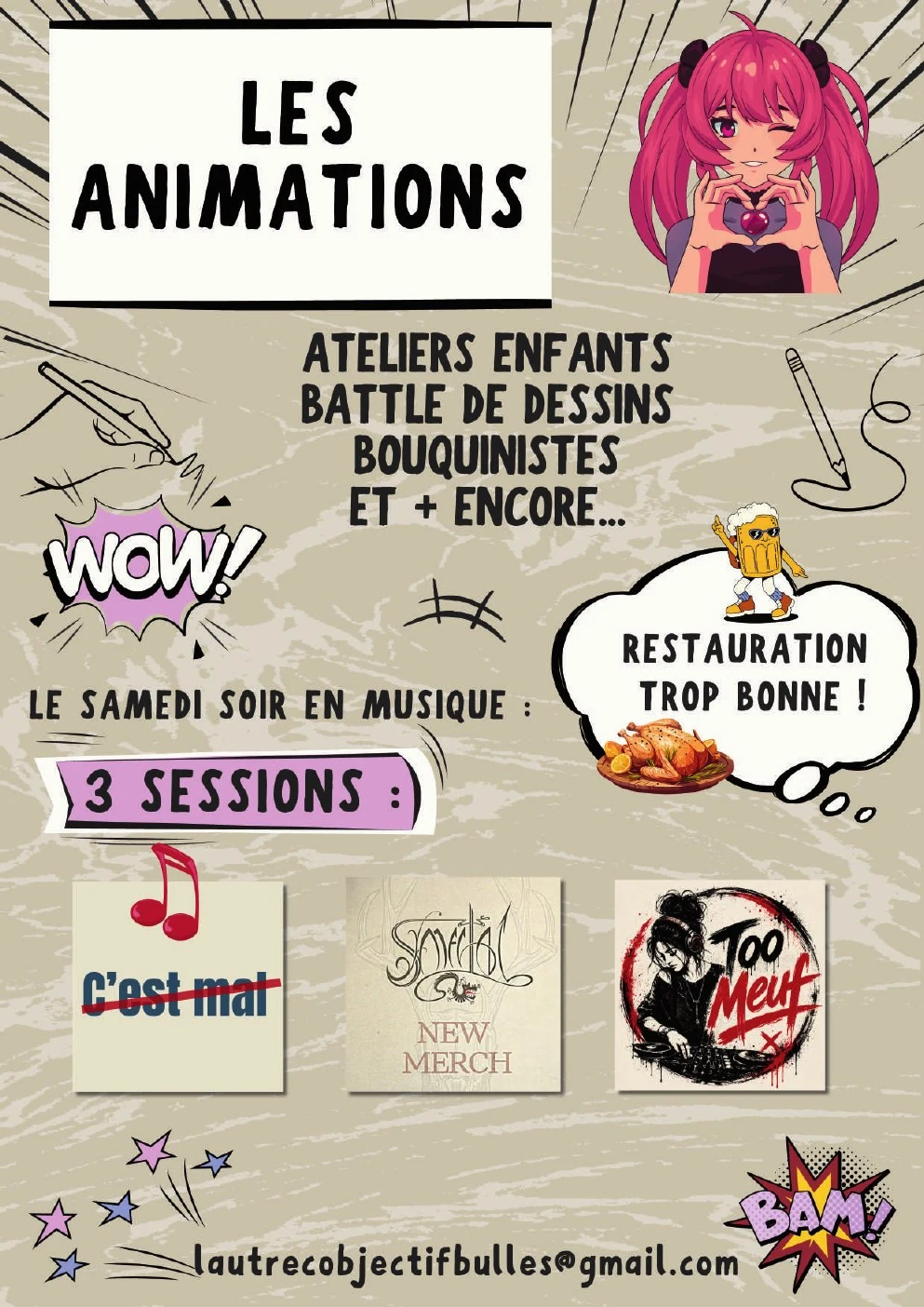 Programme des animations du festival