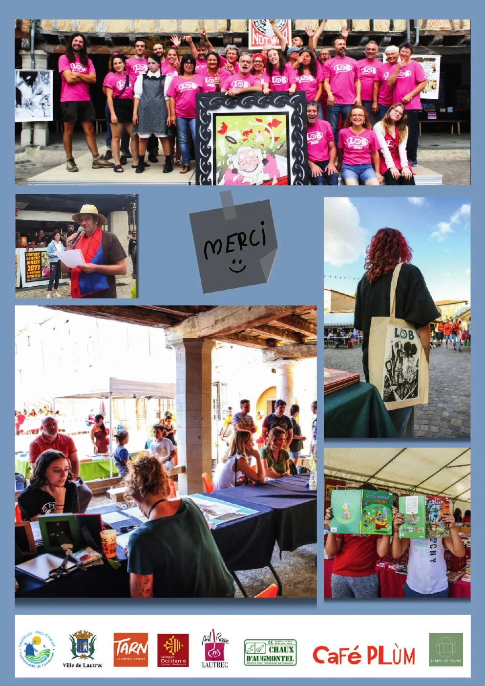 Photos d'ambiance du festival Lautrec Objectif Bulles